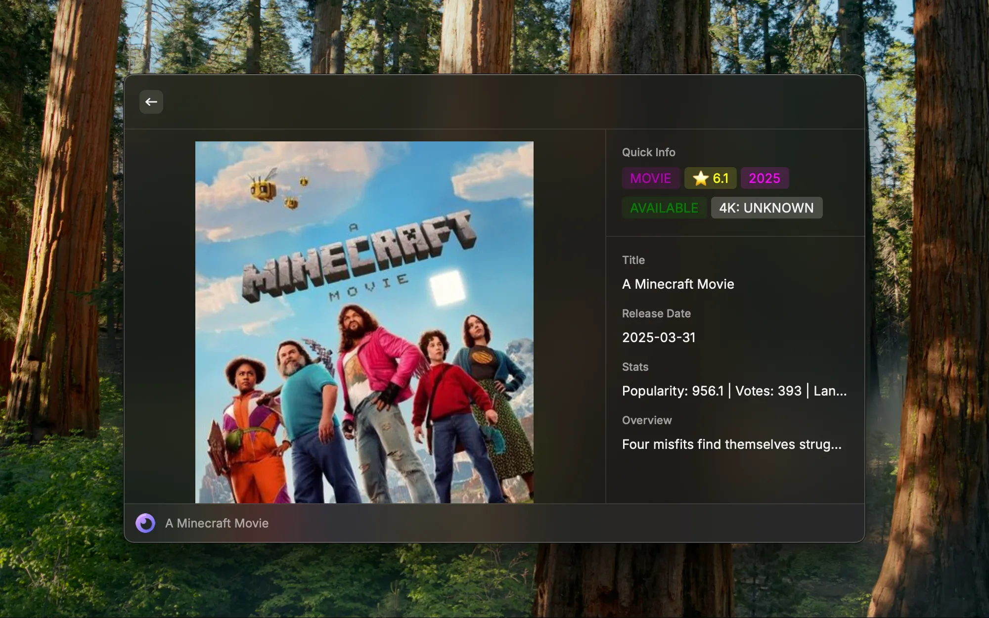 Raycast Overseerr Requesterr